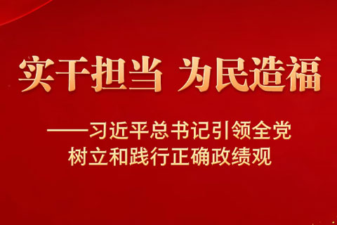 实干担当 为民造福——习近平总书记引领全党树立和践行正确政绩观